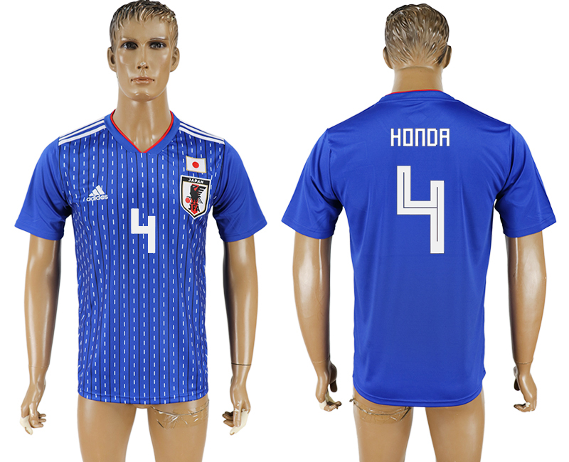 2018 world cup Maillot de foot Japan #4 HONDR BLUE